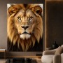 Majestätischer Löwe – Wandbild & Gallery Leinwand