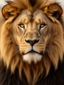 Majestätischer Löwe – Wandbild & Gallery Leinwand
