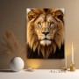 Majestätischer Löwe – Wandbild & Gallery Leinwand