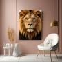 Majestätischer Löwe – Wandbild & Gallery Leinwand