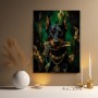 Luxus Dobermann Wandbild als Gallery Leinwand