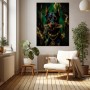 Luxus Dobermann Wandbild als Gallery Leinwand
