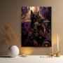 Majestätischer Dobermann – Luxus Wandbild auf Gallery Leinwand
