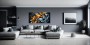 Tanz der Goldfische im Wasserwirbel – Wandbild & Poster