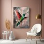 Schillernder Kolibri – Modernes Wandbild als Leinwandbild