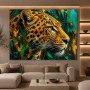 Majestätischer Leopard – Modernes Wandbild als Gallery Leinwand