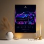 Neon Performance 911 GT3 RS – Wandbild & Poster