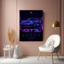 Neon Performance 911 GT3 RS – Wandbild & Poster