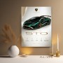 Lamborghini Huracán STO – Modernes Wandbild als Poster
