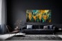 Goldene Champagnergläser – Luxus Wandbild als Gallery Leinwand