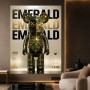 Emerald Anatomy Collector – Modernes Wandbild als Gallery Leinwand