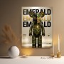 Emerald Anatomy Collector – Modernes Wandbild als Gallery Leinwand