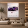 W1 Amethyst Supercar – Modernes Wandbild als Poster