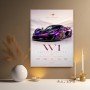 W1 Amethyst Supercar – Modernes Wandbild als Poster