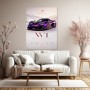 W1 Amethyst Supercar – Modernes Wandbild als Poster