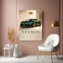 Bugatti Veyron Luxus Wandbild & Fine Art Print in Smaragdgrün