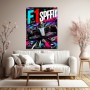 F1 Speed No Limits – Modernes Wandbild & Poster im Neon-Racing-Style