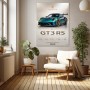 Porsche 911 GT3 RS – Modernes Wandbild als Gallery Leinwand