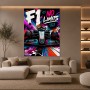 F1 No Limits – dynamisches Motorsport Wandbild als Canvas Print