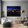 Porsche 911 Timeless Machine – Modernes Wandbild als Gallery Leinwand