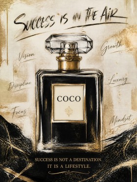 Luxus Wandbild COCO Success als Gallery Leinwand