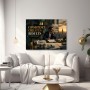 Motivierendes Wandbild „Consistency Creates Results“ als Fine Art Print