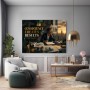 Motivierendes Wandbild „Consistency Creates Results“ als Fine Art Print
