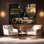 Motivierendes Wandbild „Consistency Creates Results“ als Fine Art Print