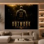 Outwork Yourself Basketball Wandbild als Poster