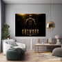Outwork Yourself Basketball Wandbild als Poster