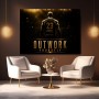 Outwork Yourself Basketball Wandbild als Poster
