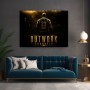 Outwork Yourself Basketball Wandbild als Poster