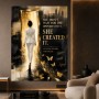 Goldene Erfolgsvision – Modernes Wandbild & Poster mit Business-Motiv