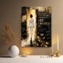 Goldene Erfolgsvision – Modernes Wandbild & Poster mit Business-Motiv