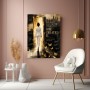 Goldene Erfolgsvision – Modernes Wandbild & Poster mit Business-Motiv