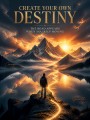Create Your Own Destiny Wandbild Poster mit Bergpanorama
