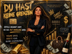 Du hast keine Grenzen – Modernes Wandbild als Gallery Leinwand