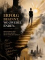 Erfolg beginnt – Wandbild als Gallery Leinwand in Gold-Schwarz