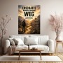 Erschaffe deinen eigenen Weg – motivierendes Wandbild als Poster