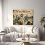 Denke Weltweit – Luxus Wandbild als Gallery Leinwand