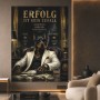 Erfolg ist kein Zufall – Modernes Wandbild als Gallery Leinwand