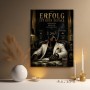 Erfolg ist kein Zufall – Modernes Wandbild als Gallery Leinwand