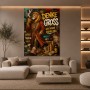 Löwen-Mindset Modernes Wandbild als Leinwandbild