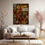 Löwen-Mindset Modernes Wandbild als Leinwandbild