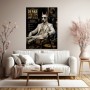 Denke wie ein Anführer – Luxus Wandbild als Gallery Leinwand