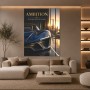 Ambition Sportwagen Wandbild als Gallery Leinwand