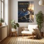 Ambition Sportwagen Wandbild als Gallery Leinwand