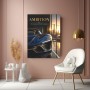 Ambition Sportwagen Wandbild als Gallery Leinwand