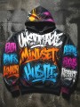Unstoppable Mindset Street-Art Wandbild als Gallery Leinwand