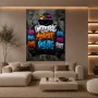 Unstoppable Mindset Street-Art Wandbild als Gallery Leinwand